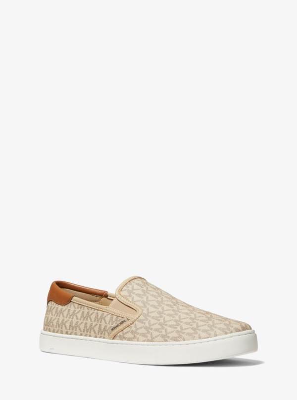 Panske Tenisky Michael Kors Owen Logo Embossed Suede Espadrille Hnede Čierne - Topanky Michael Kors Levně | SPVYC-7908